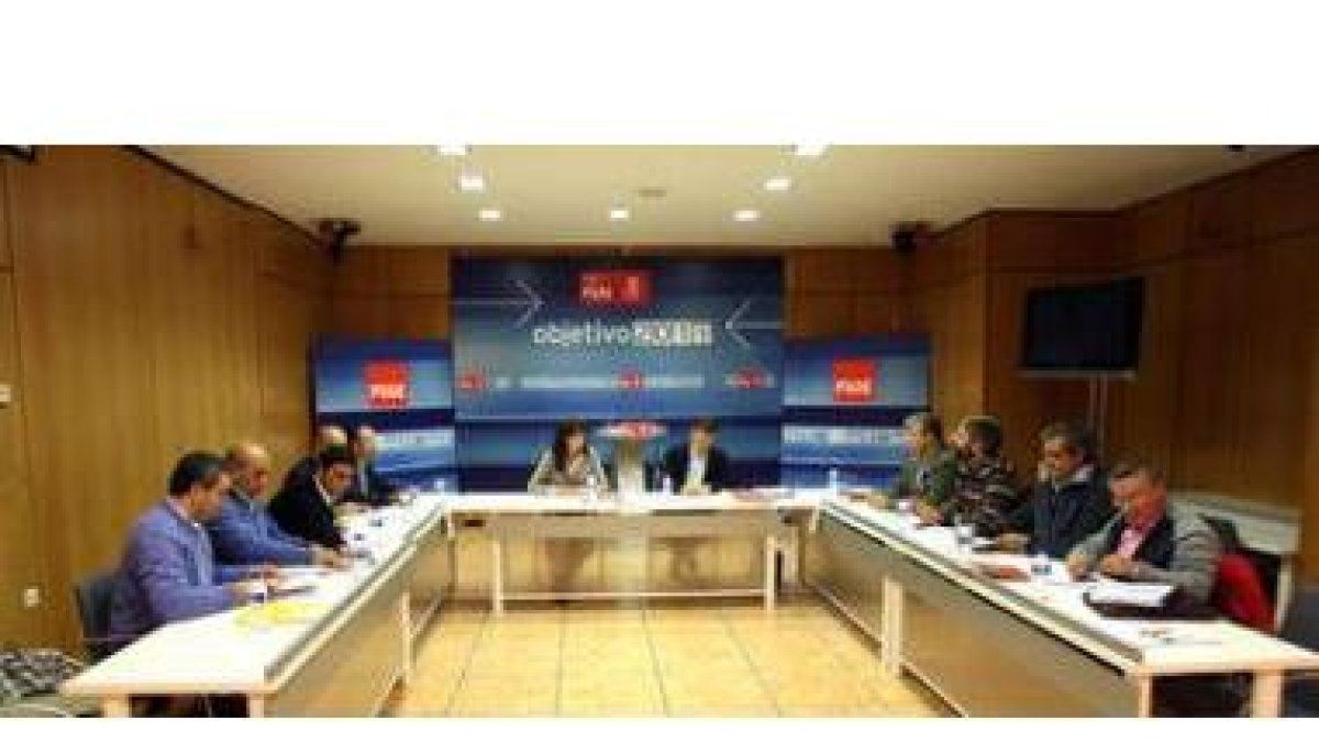 Los parlamentarios socialistas se reunieron con las organizaciones profesionales agrarias de Castill