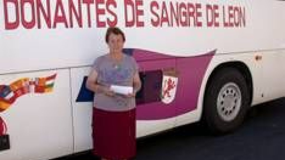 Narcisa Martínez es delegada de la Hermandad de Donantes en Estébanez