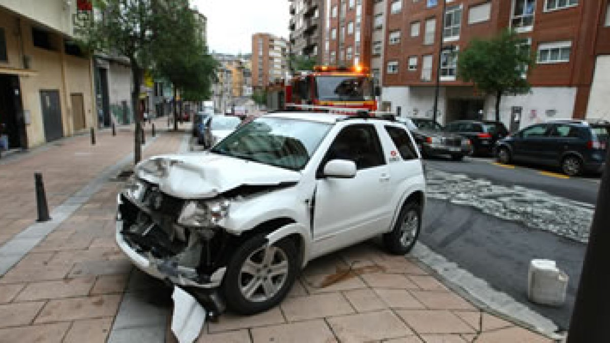La colisión se saldó con dos heridos