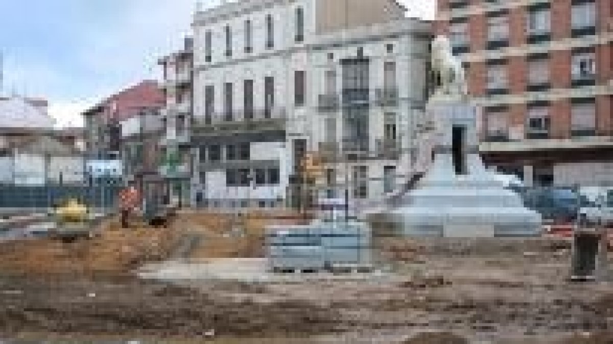 La plaza de Santocildes será una de las obras protagonistas en el próximo ejercicio