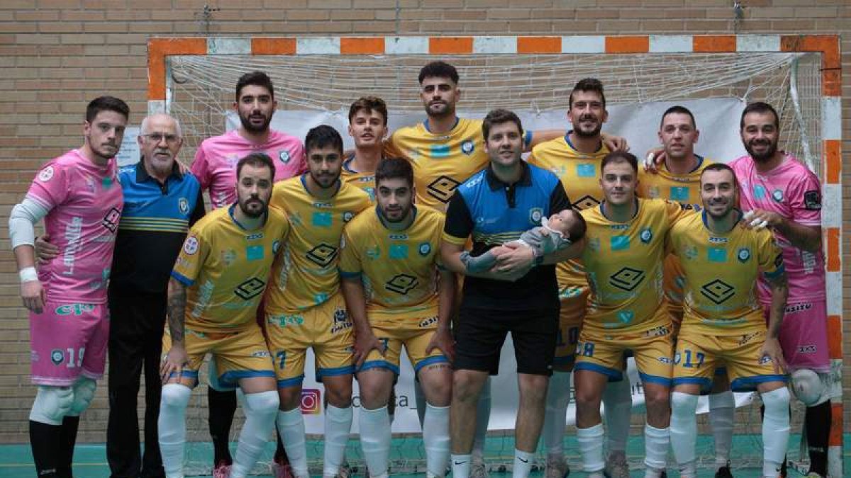 Formación del Mármoles Plácido/Villaquilambre Futsal que milita en Tercera División. SL