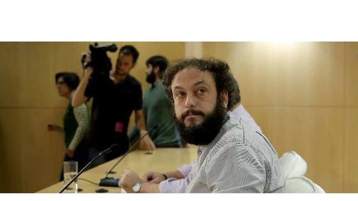 El concejal de distrito de Madrid, Guillermo Zapata, el pasado día 15.