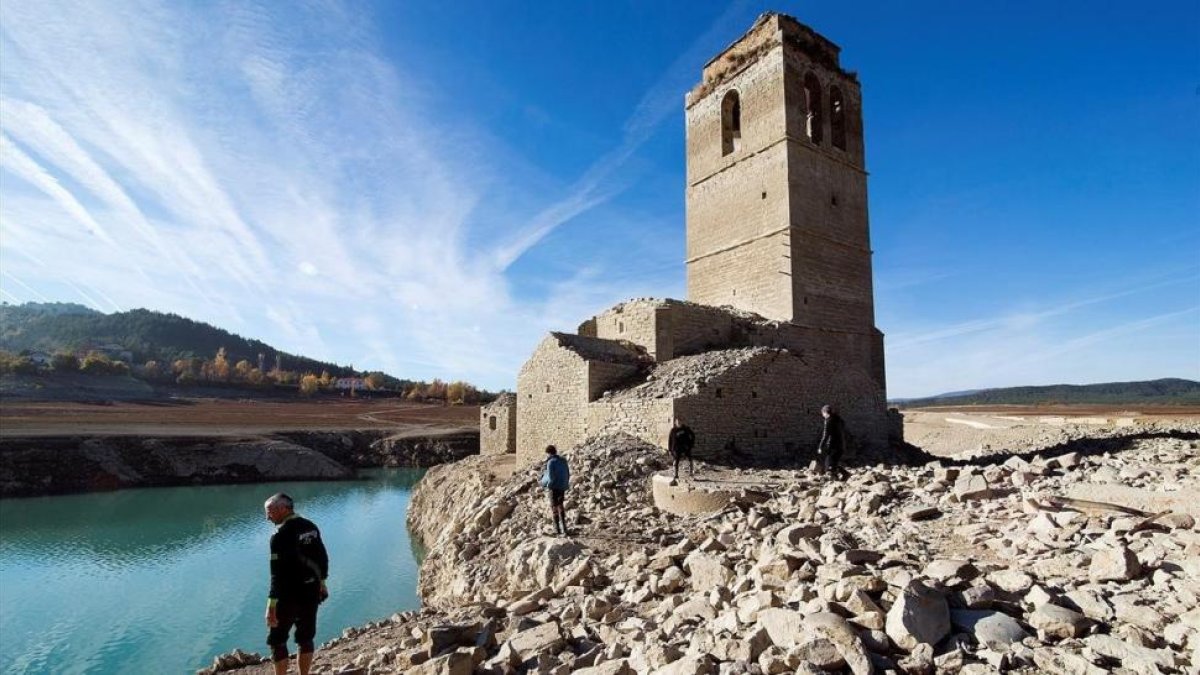 Pantano de Mediano, en el Pirineo de Huesca.