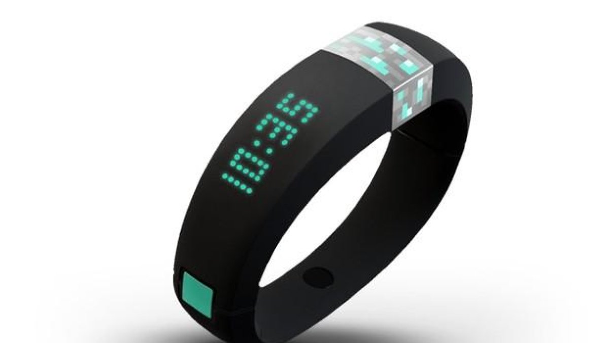 La pulsera Gameband+Minecraft.