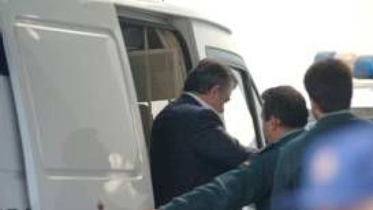 Llegada de Roca a los juzgados de Marbella para declarar por una querella del fiscal Anticorrupción