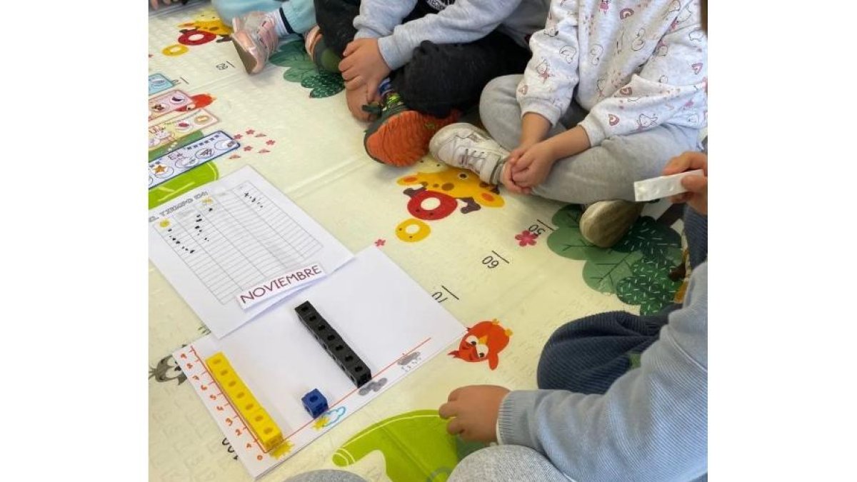 Alumnos del colegio San Isidoro durante una clase. INSTAGRAM CEIP SAN ISIDORO
