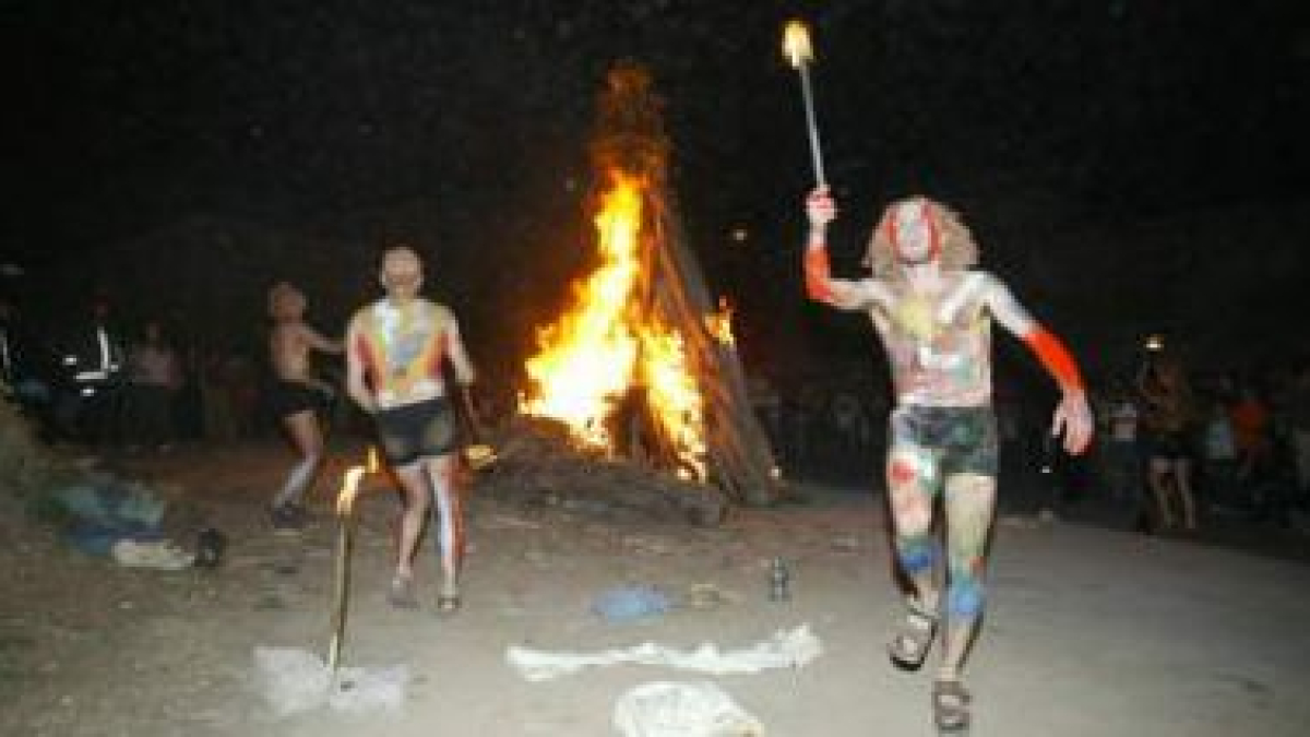 La imagen recuerda uno de los momentos vividos en la comarca la pasada edición de San Juan.