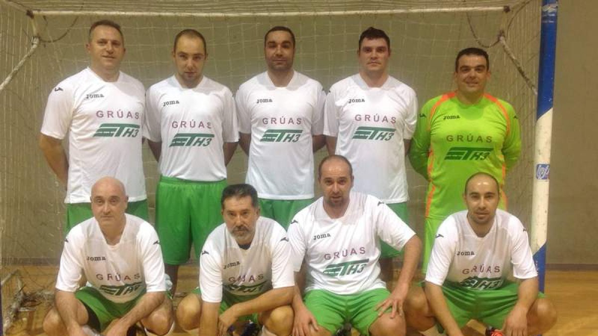 Equipo del Grúas TH3/El Parque B que disputa la Liga Antibióticos.