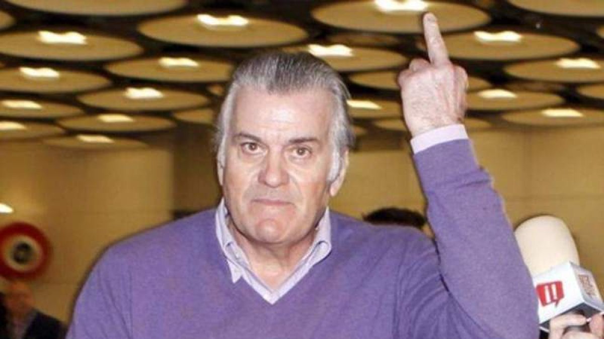 Bárcenas, a su llegada a Barajas el pasado lunes.