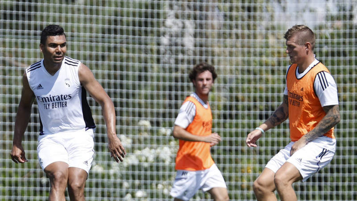 El equipo merengue regresó a los entrenamientos. REAL MADRID