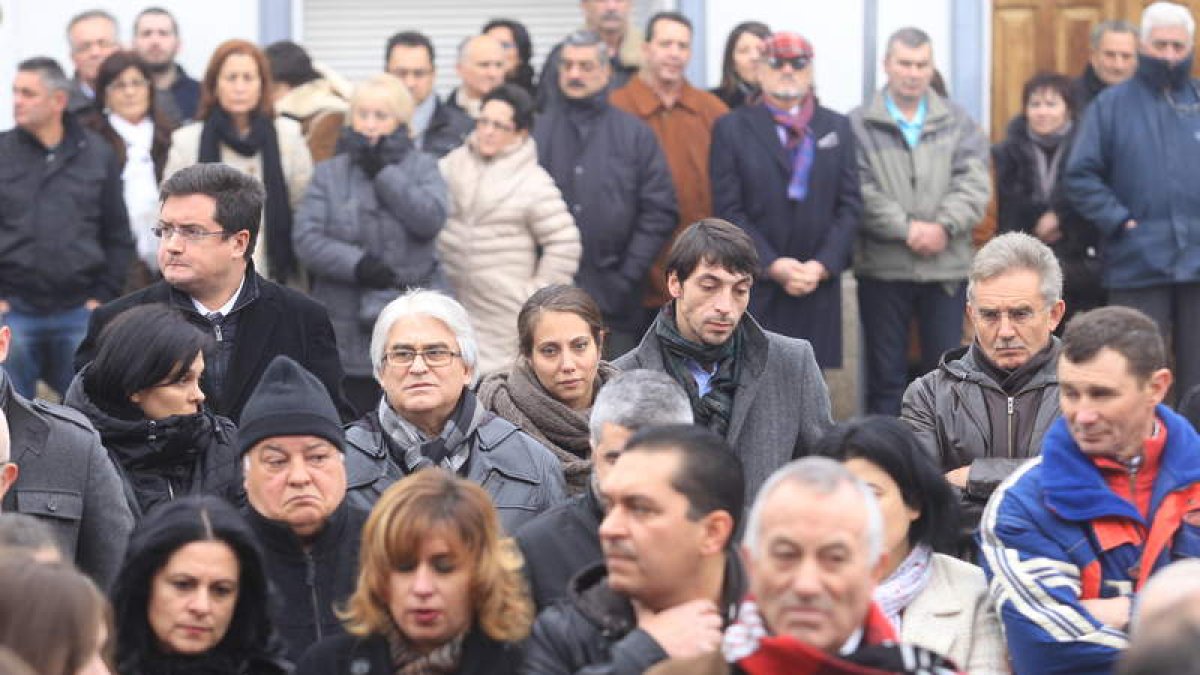 Óscar López, a la izquierda, viajó desde Valladolid.