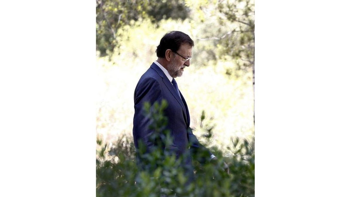 Rajoy, en una imagen de principios de agosto.