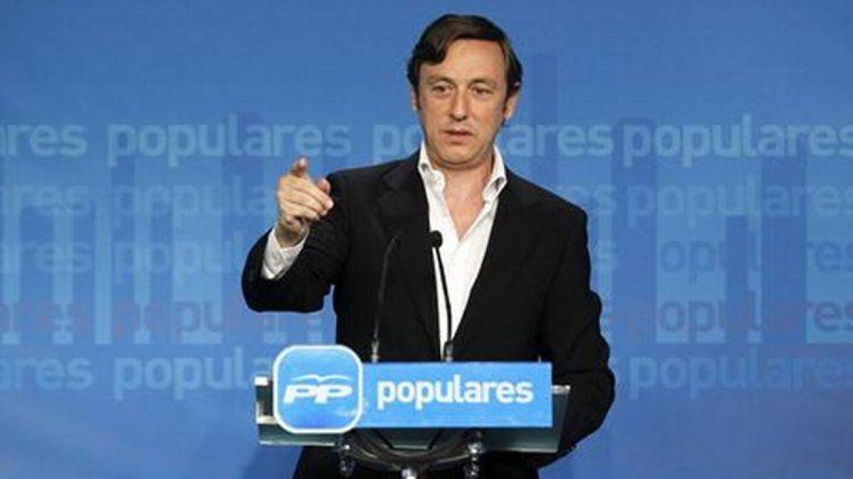 El portavoz adjunto del Grupo Parlamentario Popular en el Congreso de los Diputados, Rafael Hernando.