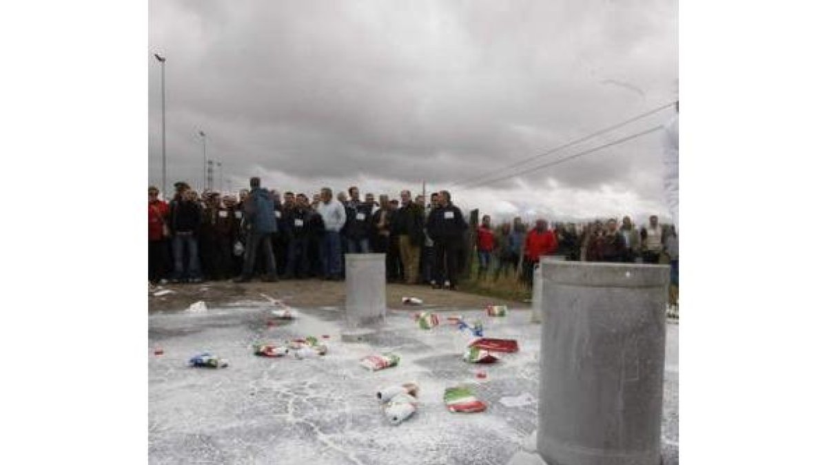 La leche ha sido causa continua de conflicto en el último año en León