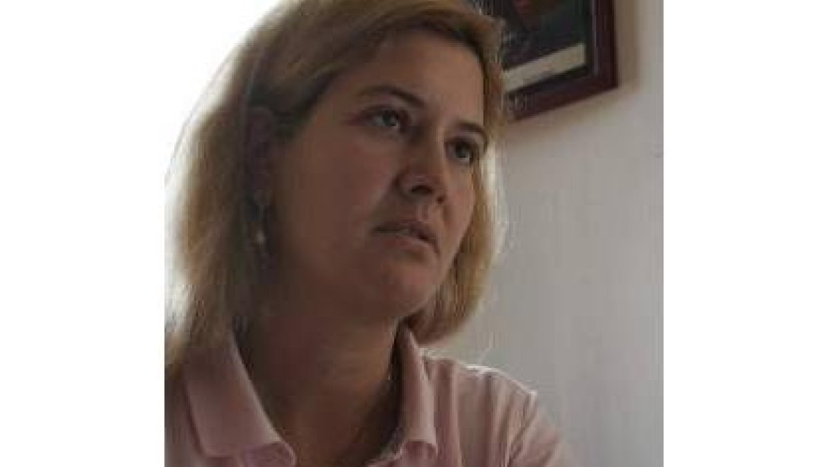 Margarita Torres, durante una entrevista concedida a Diario de León