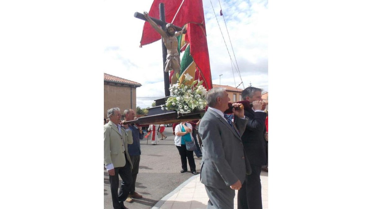 Un momento de la procesión celebrada ayer.