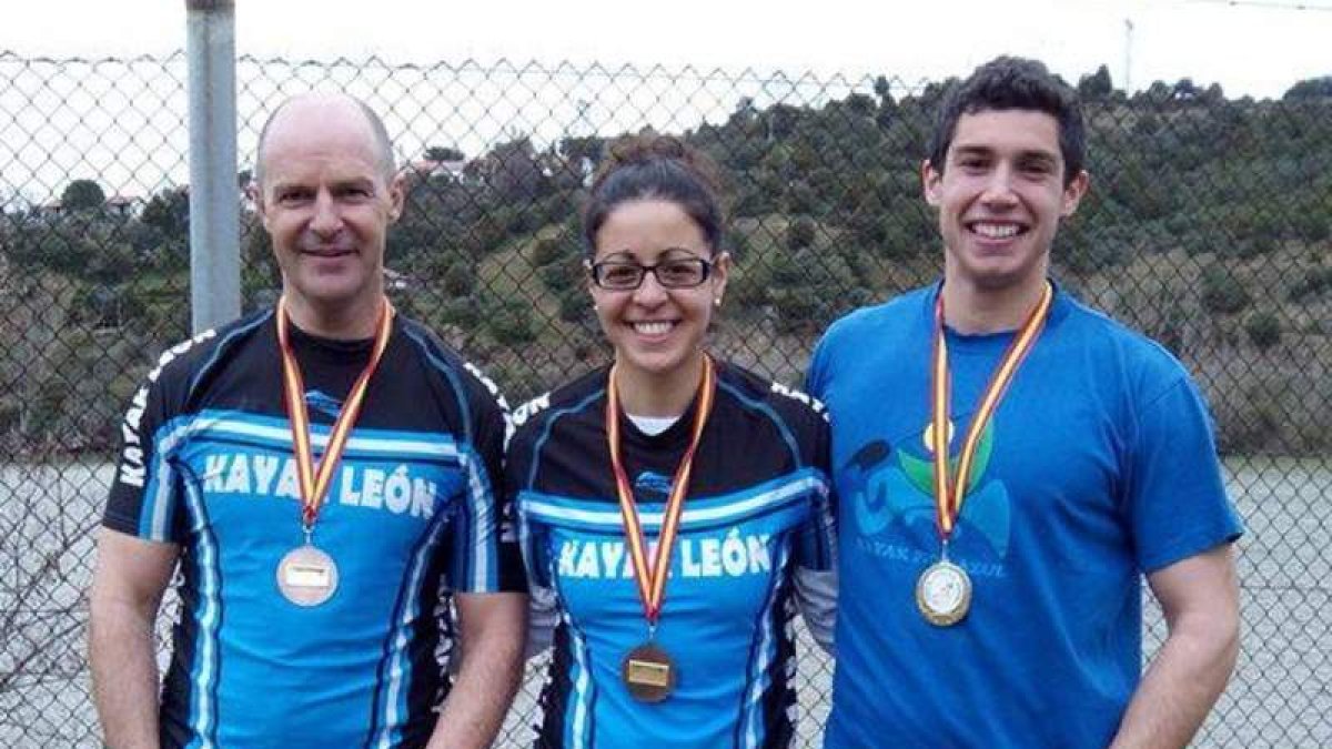 Siro González, Raquel Carbajo y Guillermo Fidalgo.