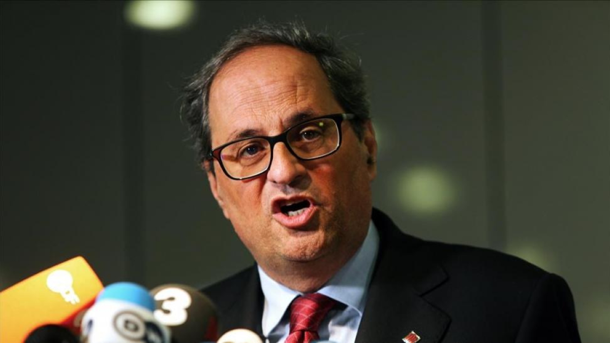 El presidente de la Generalitat, Quim Torra