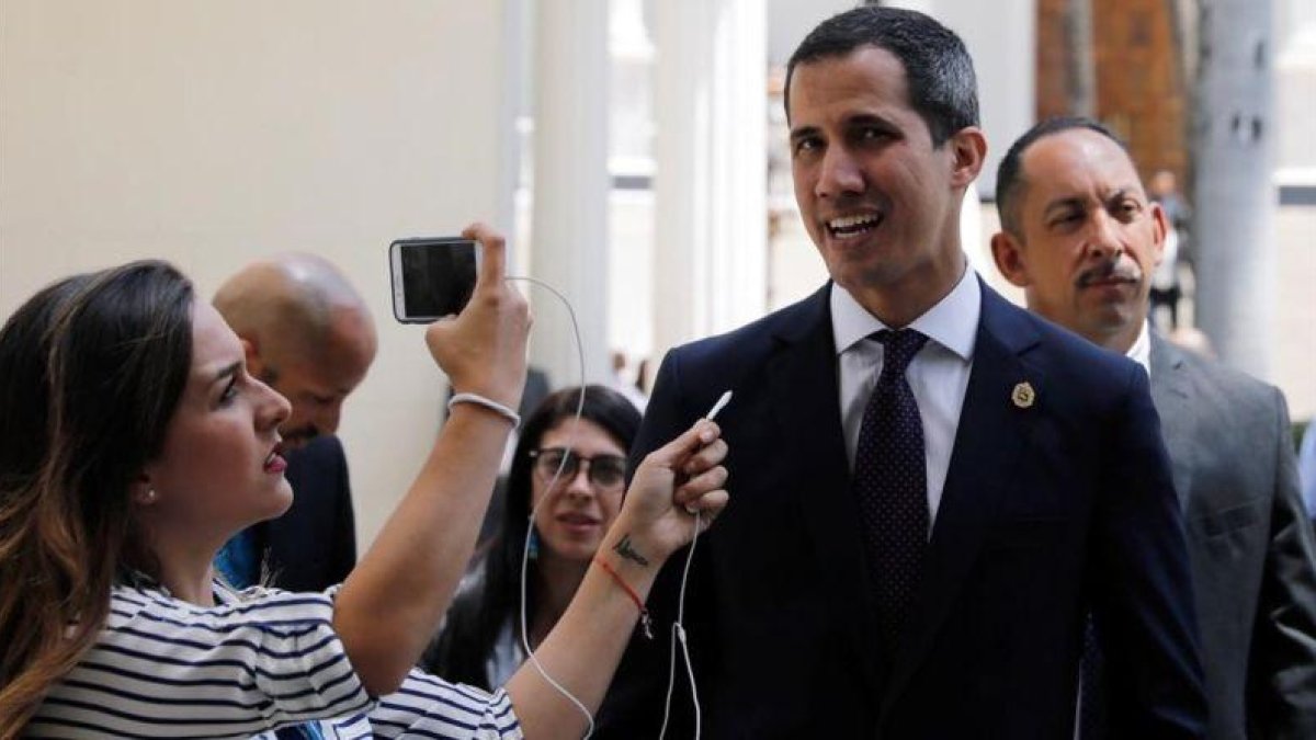 El líder de la oposición venezolana, Juan Guaidó.