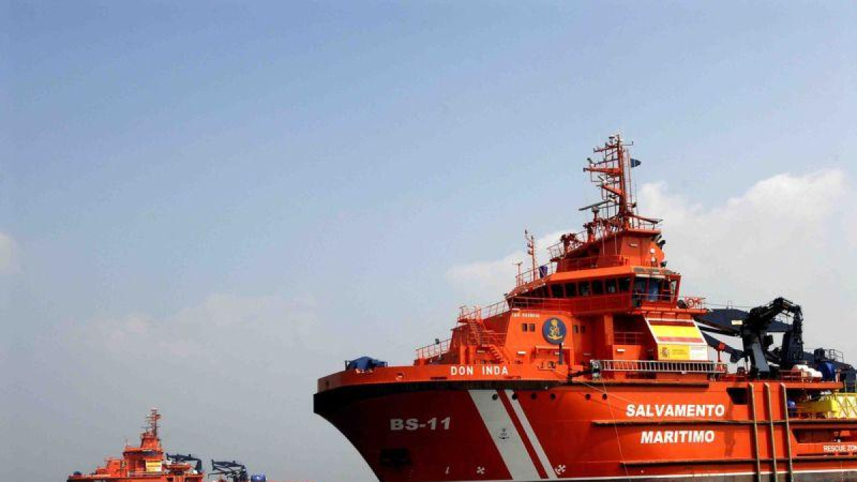 Imagen de archivo de buques de Salvamento Marítimo.