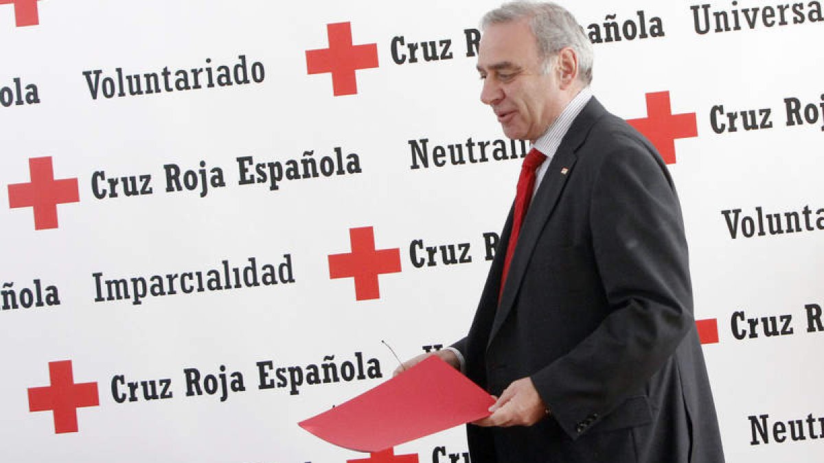 El presidente de Cruz Roja de León, José Ignacio de Luis.