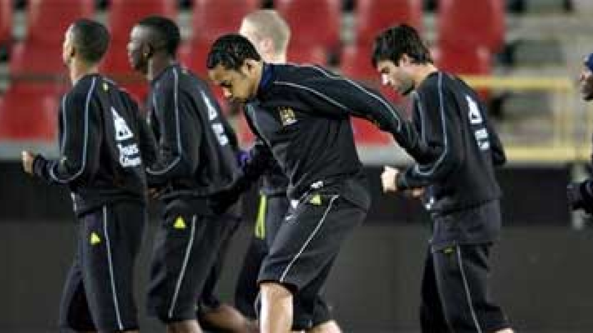 El delantero brasileño del Manchester City, Robson de Souza