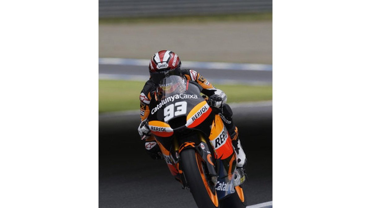 Márquez, segundo en Motegi, logra el liderato en Moto2.