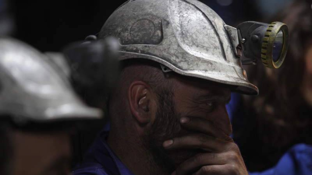 José Antonio Pérez, uno de los mineros encerrados desde el lunes en Santa Cruz