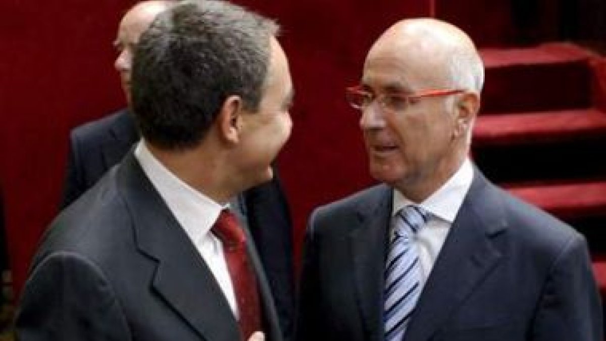 José Luis Rodríguez Zapatero junto a Antoni Duran i Lleida