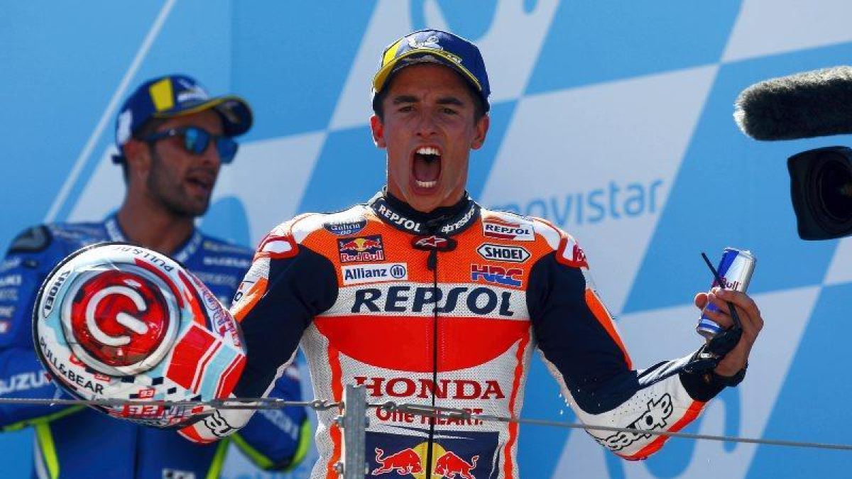 Marc Márquez, este domingo en Motorland.