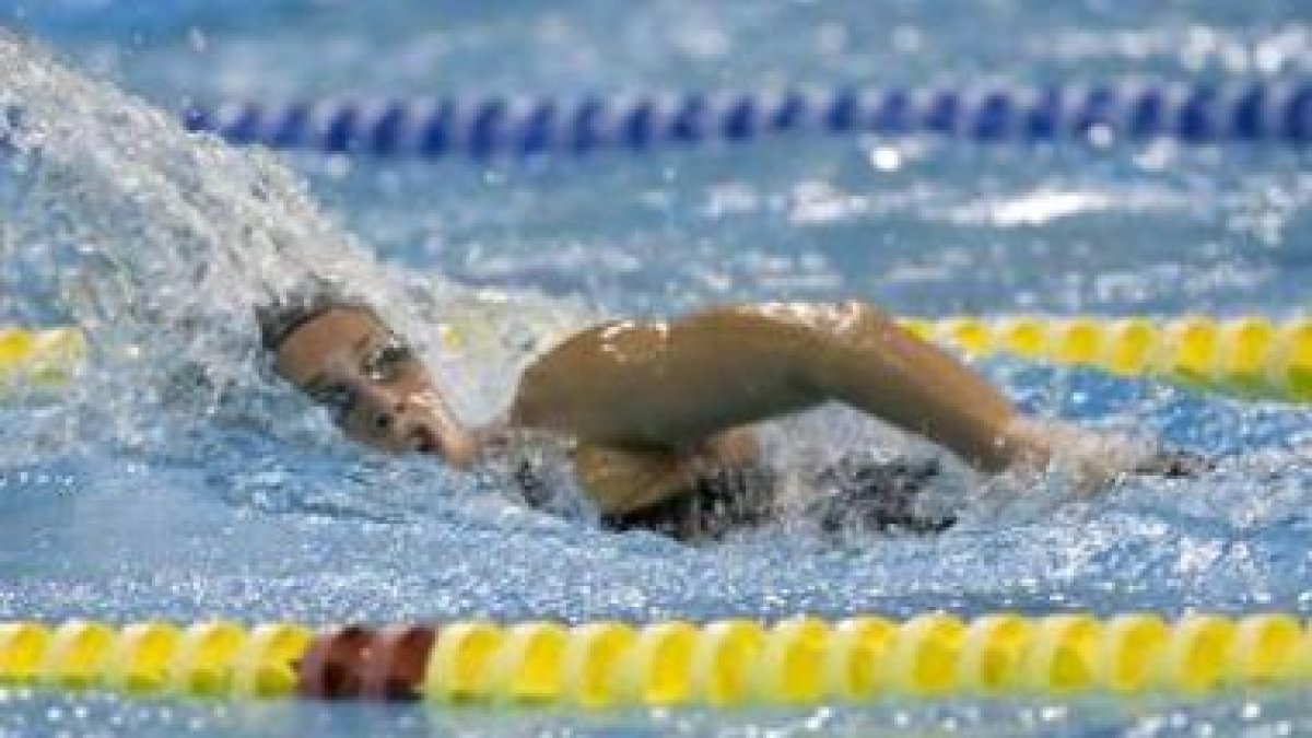 Villaécija sigue brillando en las piscinas de Son Hugo, sede del Nacional de invierno.