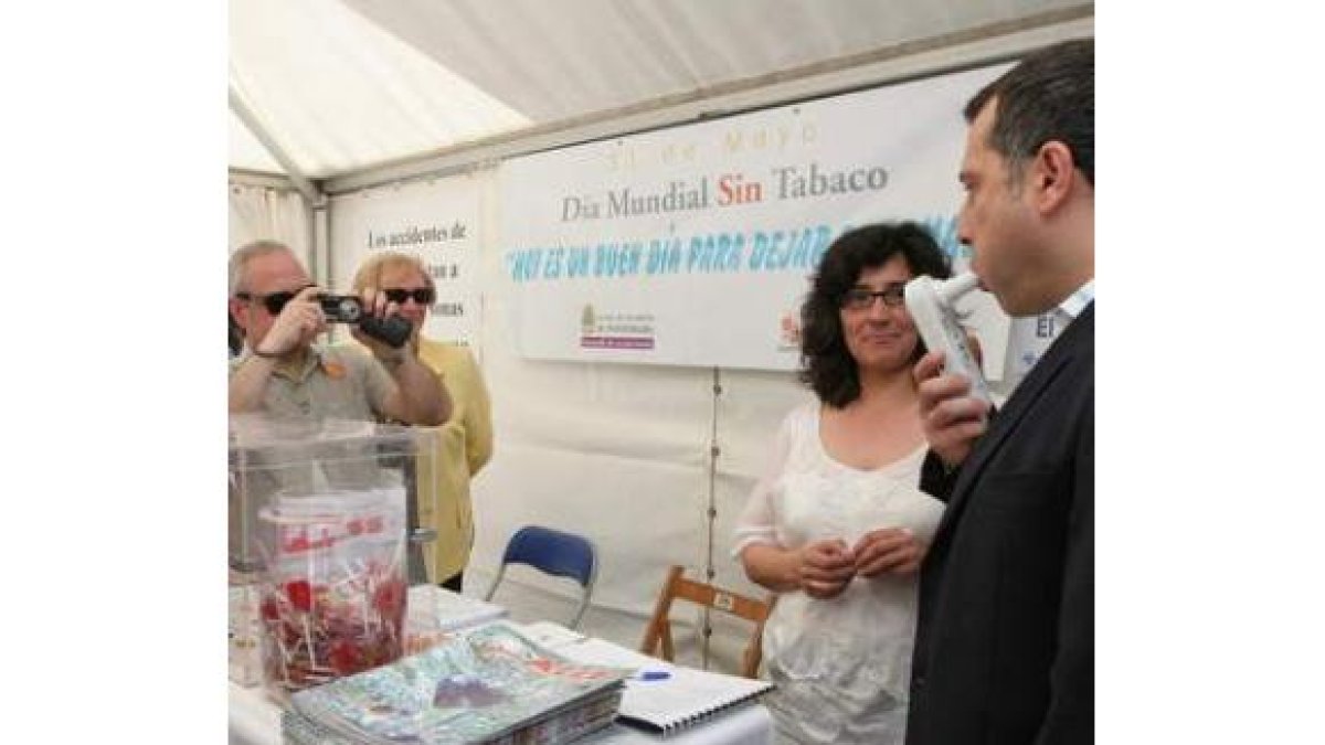 Reiner Cortés también se sometió al test de tóxicos.