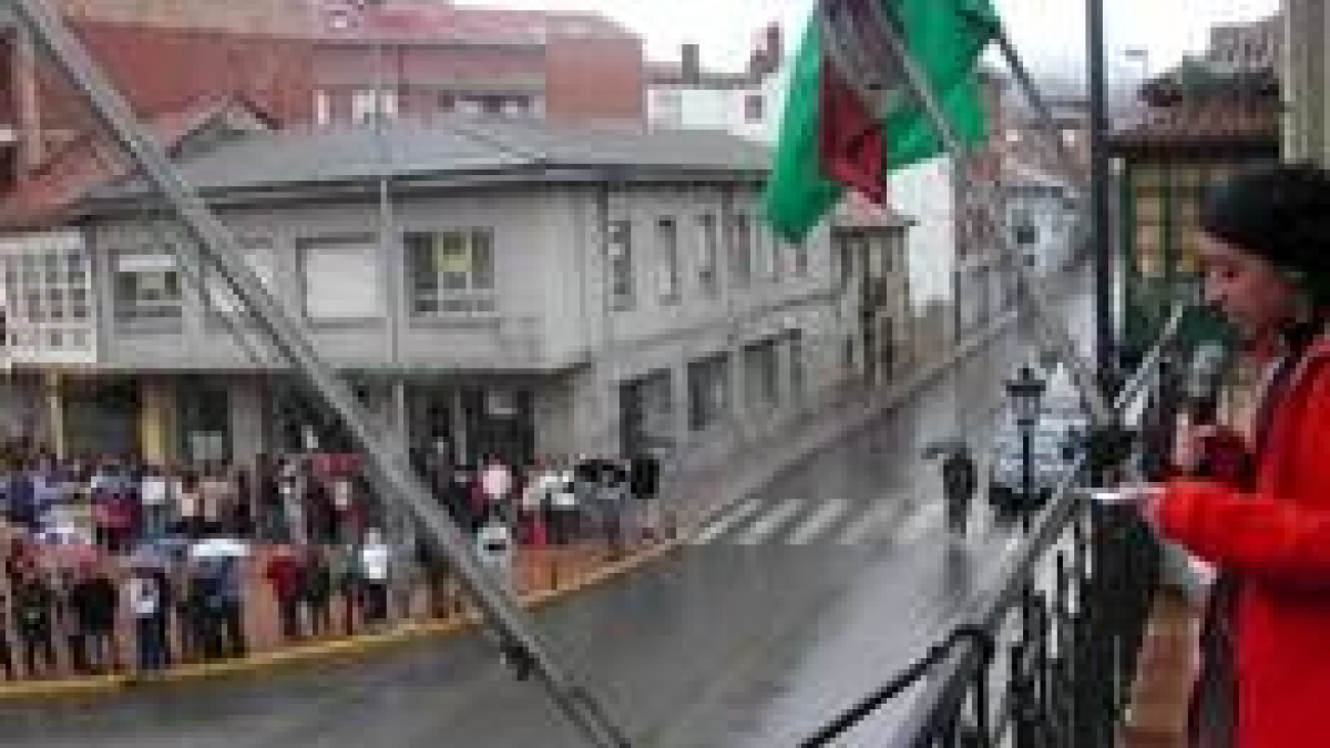 Los alumnos de La Robla defienden la Constitución