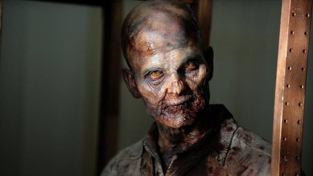 Uno de los zombis de la serie 'The walking dead'.