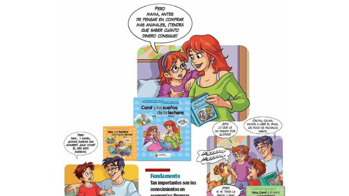 ilustracciones de la coleccion para niños lanzada por la fundacion maria jesus soto