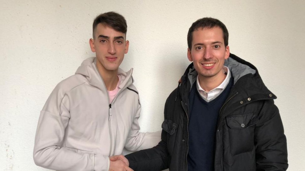 El presidente de Golden Dreams junto a Jesús Tortosa