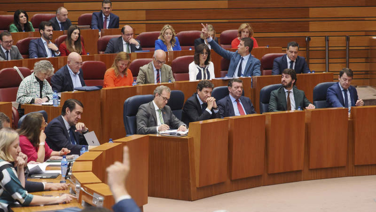 Pleno de las Cortes del miércoles. R. GARCÍA