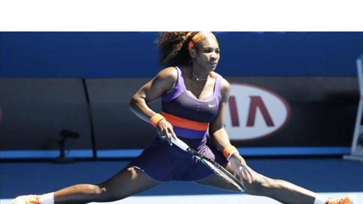 Serena Williams, en el partido ante Stephens.