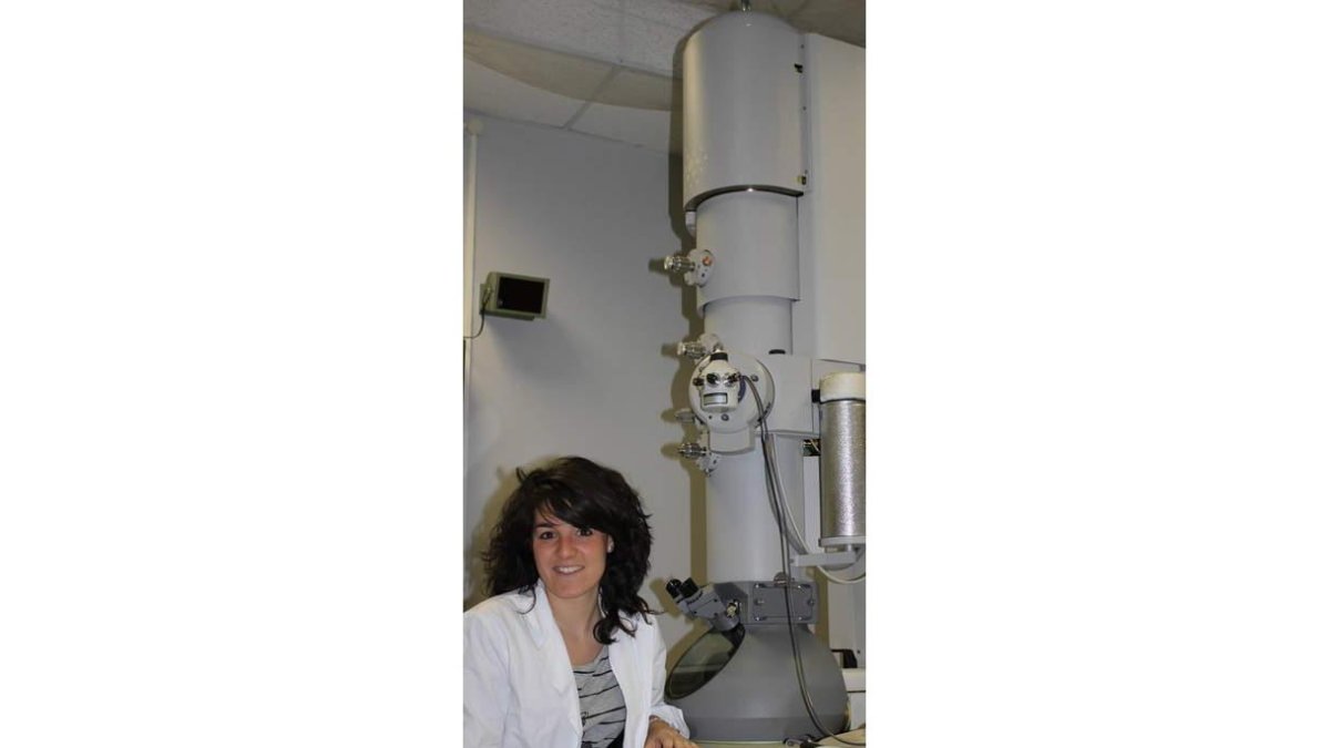 Sara Alvira de Celis, en el Centro Nacional de Biotecnología.