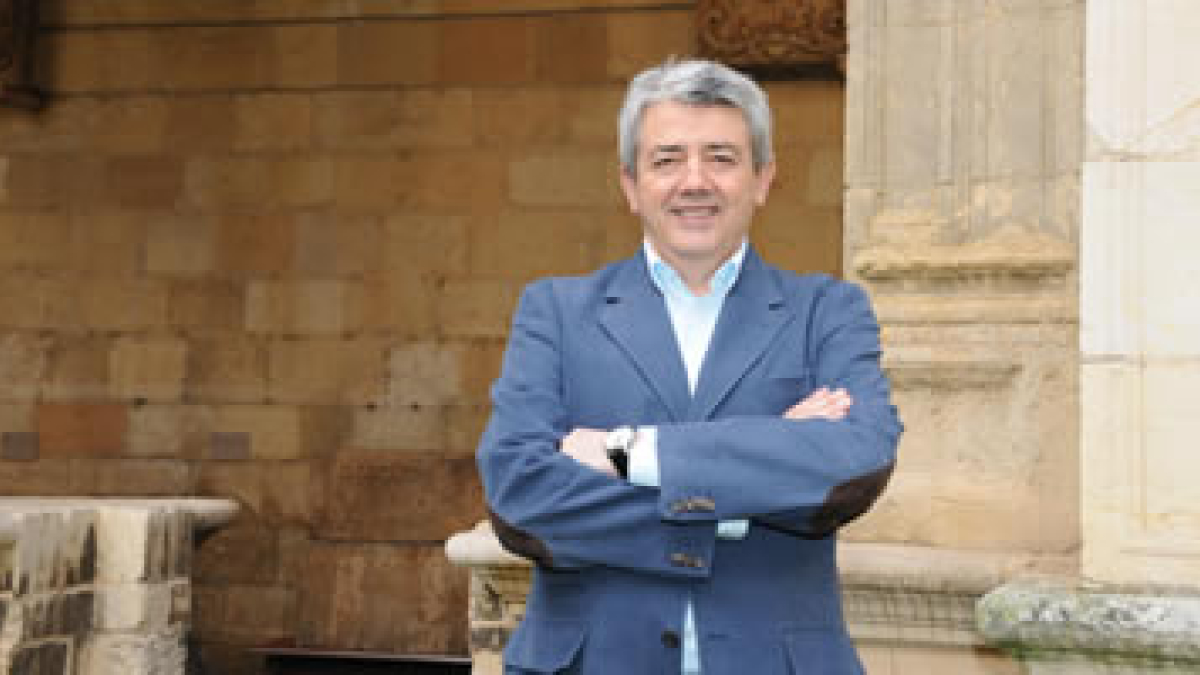 Miguel Martínez, ayer en el Parador de San Marcos.