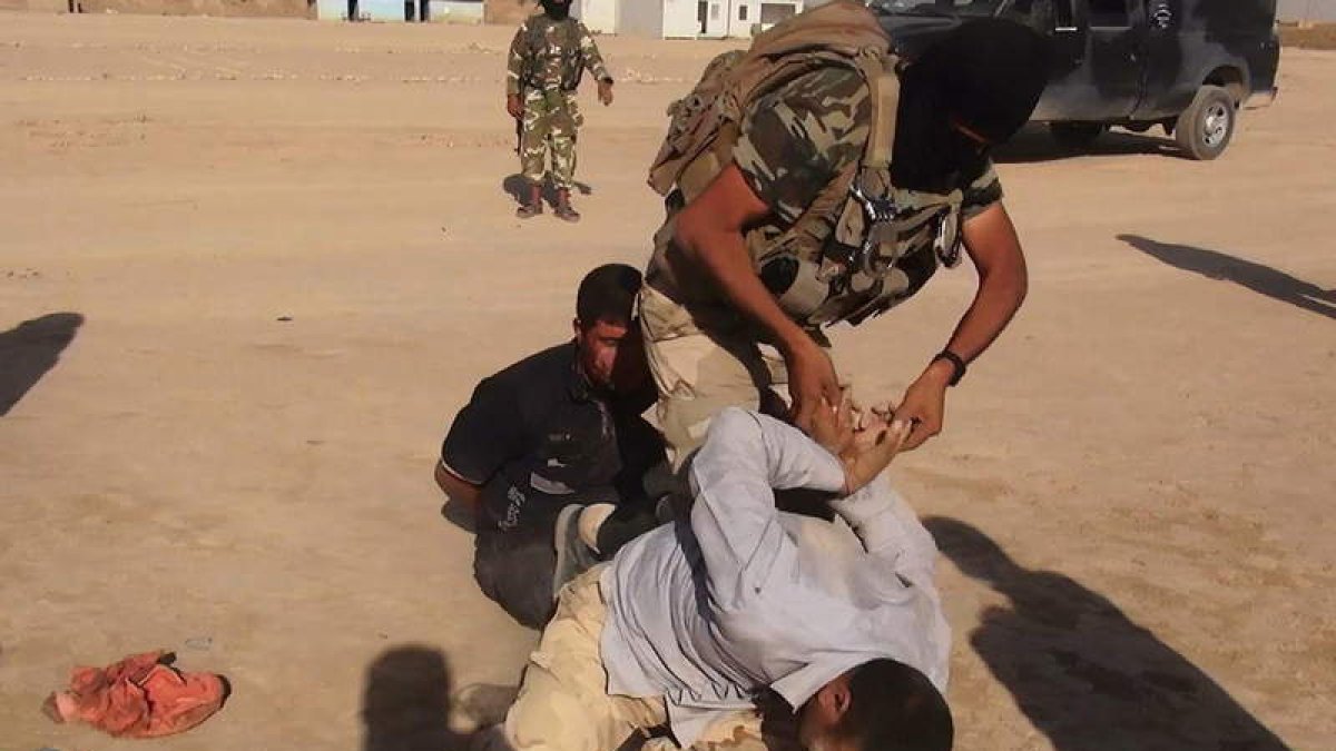 Imagen de un asesinato perpretrado por Estado Islámico. ALBARAKA NEWS