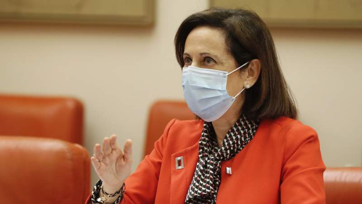 La ministra Margarita Robles en una imagen de archivo. BALLESTEROS