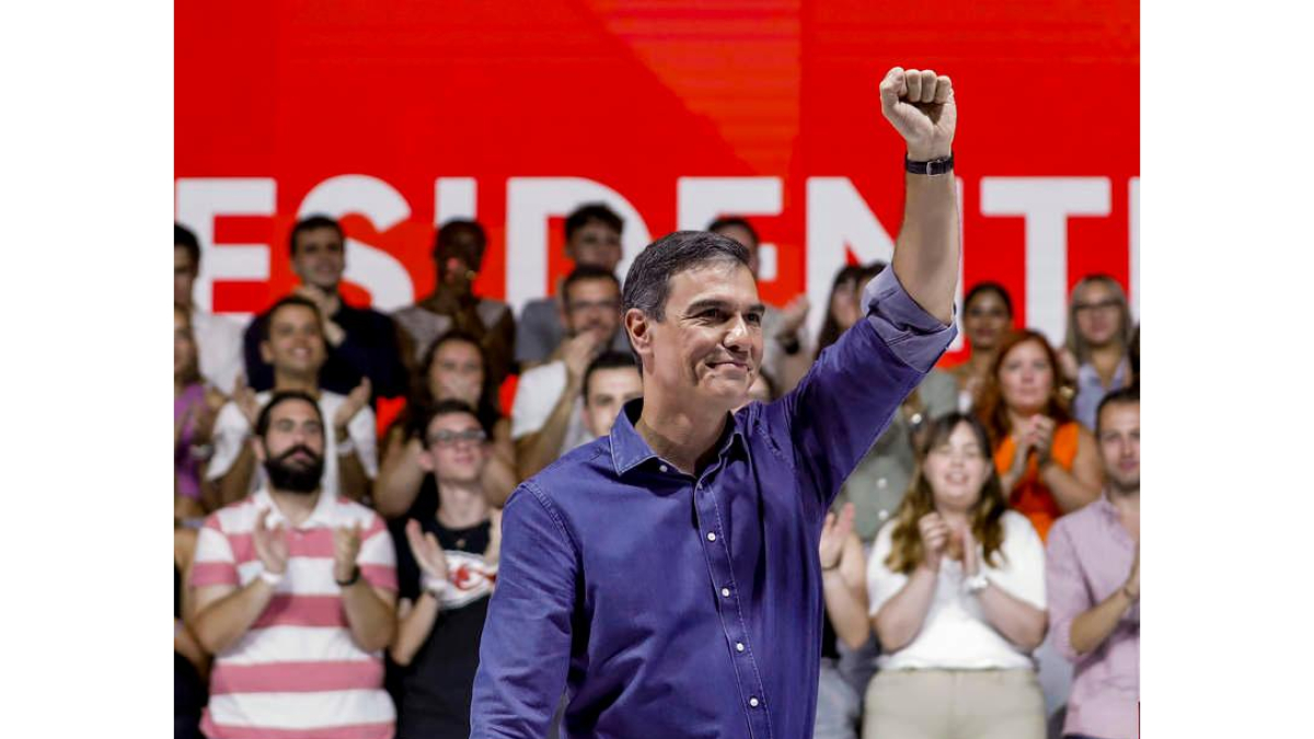 Sánchez ayer. ANDREU DALMAU