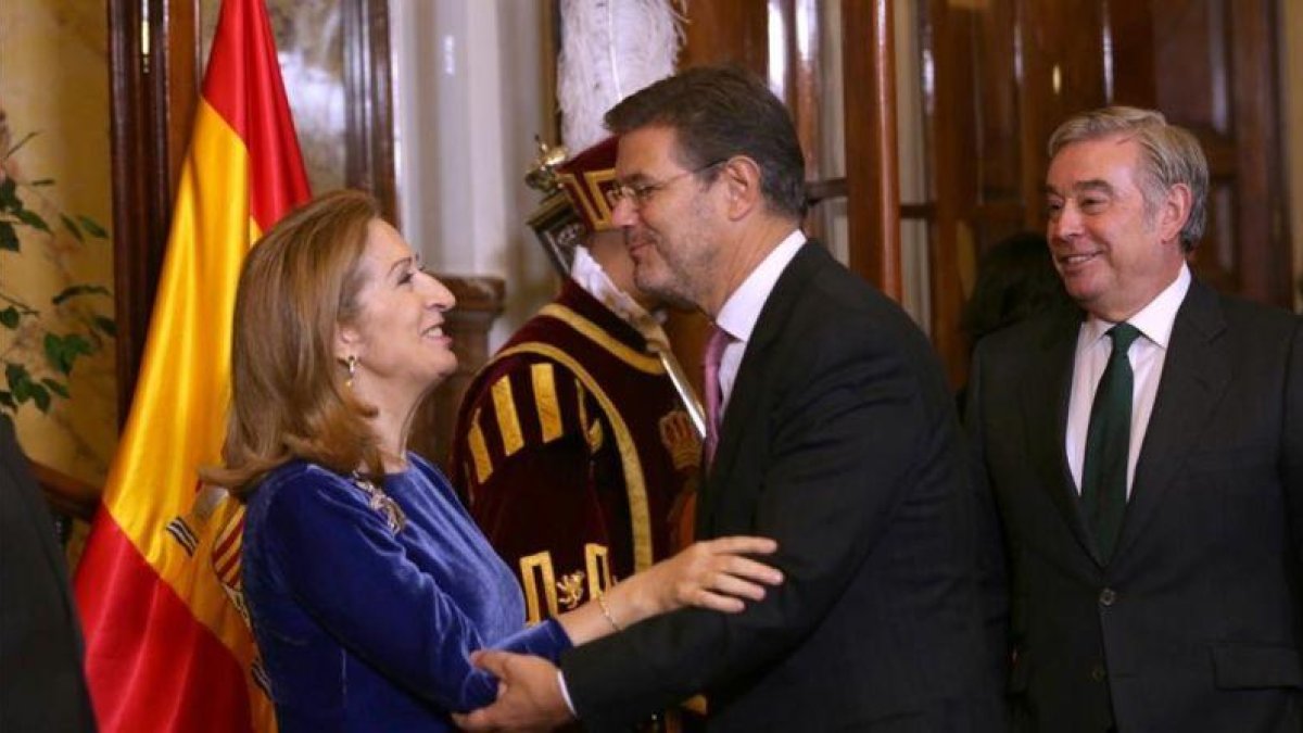 El ministro de Justicia, Rafael Catalá, en la celebración del 39 aniversario de la Constitución.