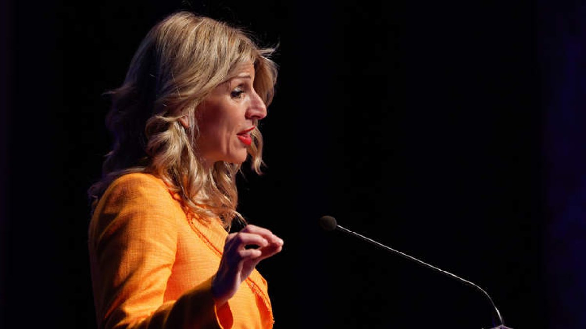 La vicepresidenta y líder de Sumar, Yolanda Díaz. J. J. GUILLÉN