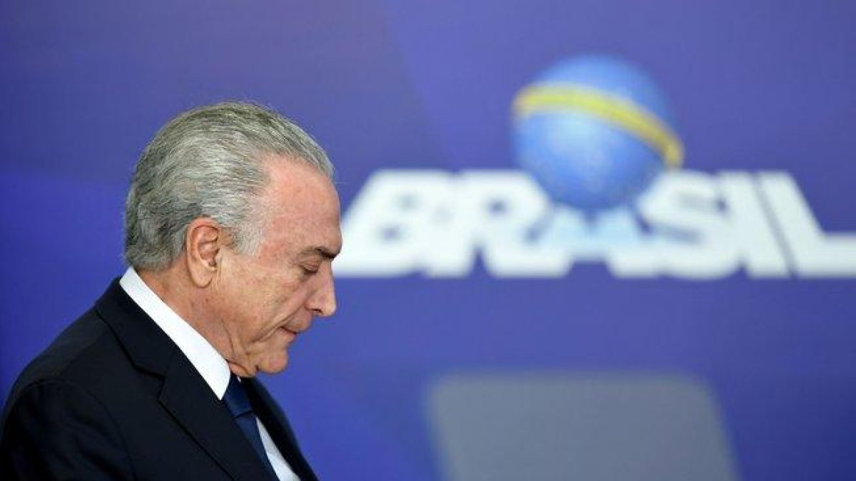 El expresidente de Brasil, Michel Temer.