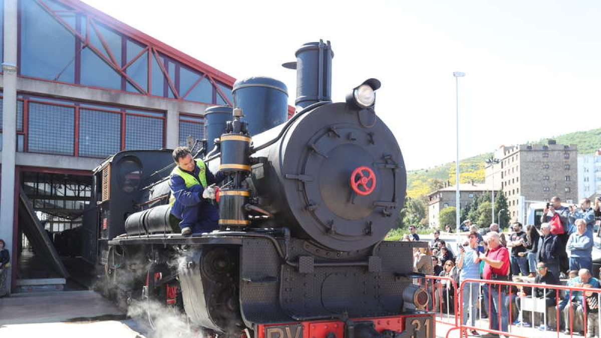 La PV9, guardada en el Museo de la Energía. DL
