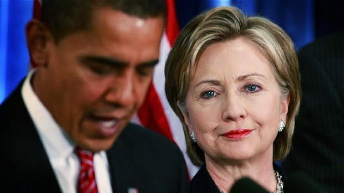 Barack Obama y Hillary Clinton en una imagen de archivo.