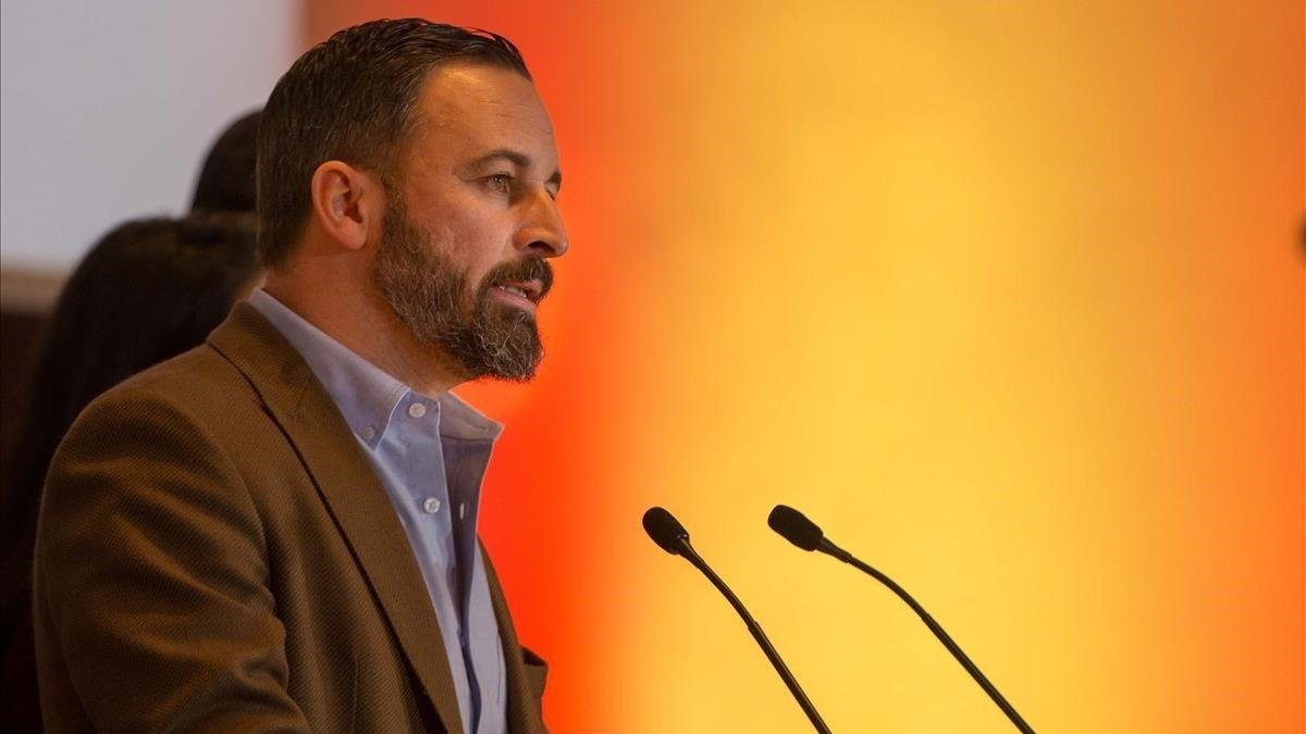 Abascal, en un mítin
