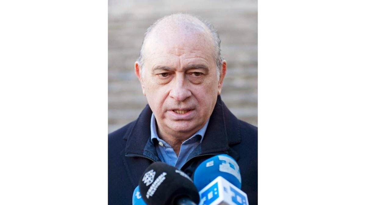 El ministro del Interior, Jorge Fernández Díaz,.